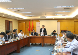 Bộ trưởng Trần Hồng Hà phát biểu chỉ đạo tại cuộc họp kế hoạch công tác khoa học và công nghệ năm 2018