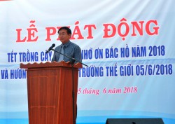 Chủ tịch UBND tỉnh Nguyễn Văn Hòa kêu gọi hưởng ứng tết trồng cây và Ngày môi trường thế giới