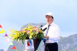 Bộ trưởng Trần Hồng Hà phát biểu tại Lễ phát động Tuần lễ Biển và Hải đảo Việt Nam và hoạt động hưởng ứng Ngày Đại dương thế giới năm 2018