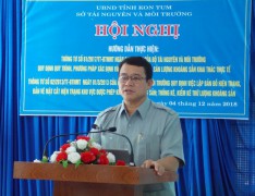 Đ/c Võ Thanh Hải – Phó giám đốc Sở phát biểu tại Hội nghị