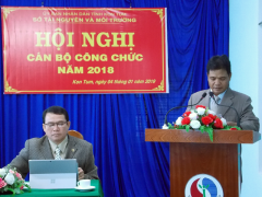 Hội nghị cán bộ công chức Sở Tài nguyên và Môi trường Kon Tum năm 2019
