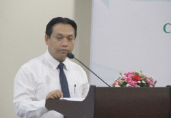 Ông Nguyễn Hưng Thịnh, Phó Tổng cục trưởng Tổng cục Môi trường phát biểu tại Hội thảo