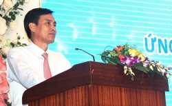 Thứ trưởng Bộ Tài nguyên và Môi trường Trần Quý Kiên phát biểu tại Hội nghị
