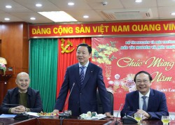 Bộ trưởng Trần Hồng Hà đánh giá cao những nỗ lực, cố gắng của tập thể Báo TN&MT