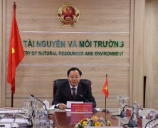 Ông Lê Minh Ngân, Thứ trưởng Bộ Tài nguyên và Môi trường, Trưởng đoàn Việt Nam phát biểu tại Diễn đàn