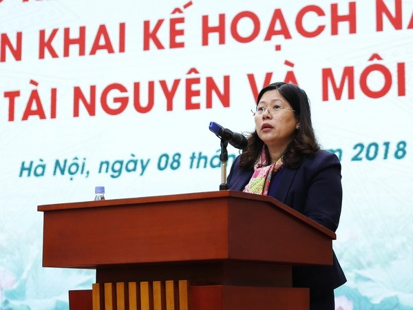 Thứ trưởng Nguyễn Thị Phương Hoa phát biểu tại Hội nghị