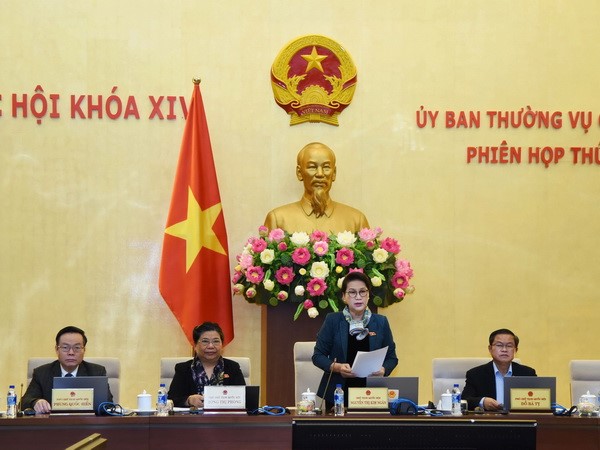Chủ tịch Quốc hội Nguyễn Thị Kim Ngân phát biểu khai mạc phiên họp lần thứ 22, Ủy ban thường vụ Quốc hội