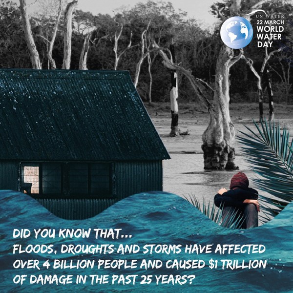 Bạn có biết rằng lũ lụt, hạn hán và bão gây ảnh hưởng tới 4 tỷ người và gây thiệt hại hơn 1 nghìn tỷ đô la trong 25 năm qua?