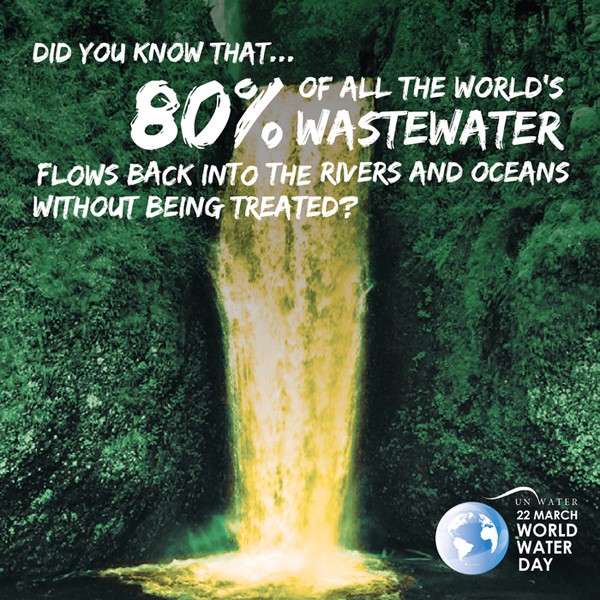 Bạn có biết 80% lượng nước thải trên thế giới xả ra sông suối và đại dương mà chưa qua xử lý?