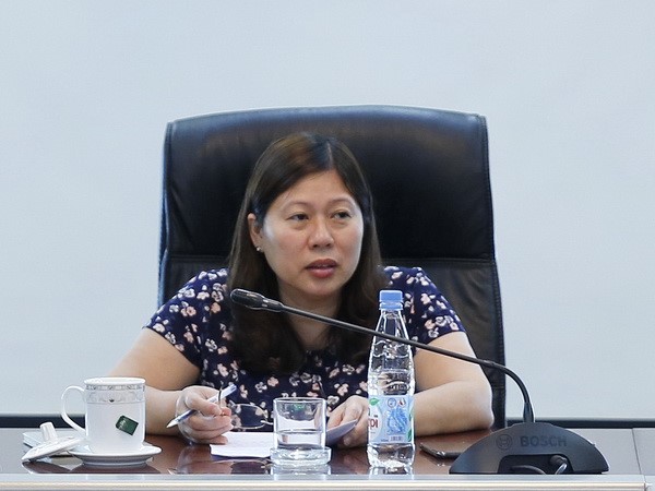 Thứ trưởng Nguyễn Thị Phương Hoa phát biểu tại cuộc họp