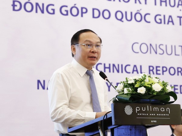 Thứ trưởng Bộ TN&MT Lê Công Thành phát biểu tại Hội thảo