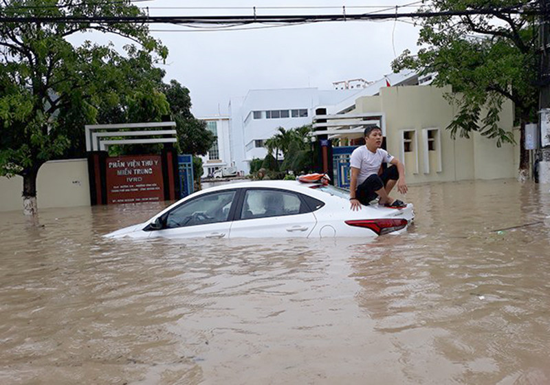 Đợt mưa lũ vừa qua gây thiệt hại cho Khánh Hòa và Phú Yên. Ảnh: vietnamnet.vn