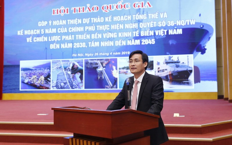 Thứ trưởng Trần Quý Kiên phát biểu khai mạc tại Hội thảo