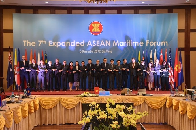 Các đại biểu tham dự Diễn đàn Biển ASEAN Mở rộng (EAMF) lần thứ 7