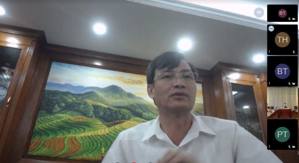 Thứ trưởng Bộ TN&MT Trần Quý Kiên phát biểu chỉ đạo tại cuộc họp