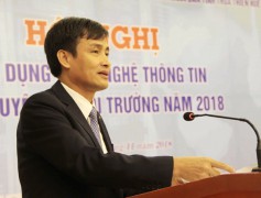 Thứ trưởng Bộ Tài nguyên và Môi trường Trần Quý Kiên phát biểu chỉ đạo Hội nghị