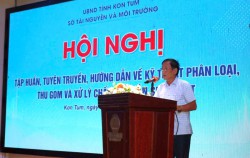 Hội nghị tập huấn, tuyên truyền, hướng dẫn về kỹ thuật phân loại, thu gop và xử lý chất thải rắn sinh hoạt trên địa bàn tỉnh.